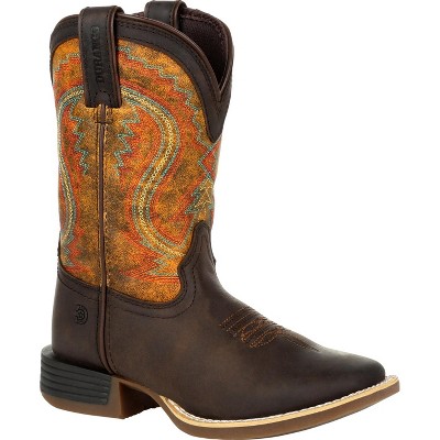 Lil' Durango Rebel Pro Little Kid's Burnt Orange Western Boot Size 10