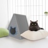 Gulches Indoor-Outdoor Cat House Dark Environment Design, for 1-2 Adult Cats, Easy Assembly and Sturdy Non-Splitting Build - 3 of 4