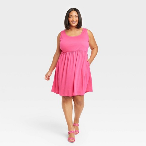 Plus Size Victoria Beckham For Target Pink Dress Victoria Beckham