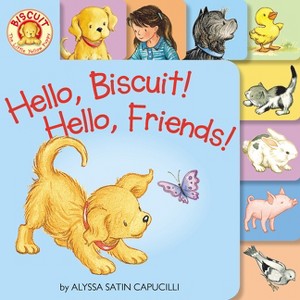 Hello, Biscuit! Hello, Friends! Tabbed Board Book - by  Alyssa Satin Capucilli - 1 of 1