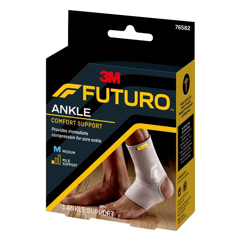 FUTURO Comfort Ankle Support with Breathable, 4-Way Stretch Material, 3 of 11