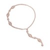 Women's Bling Eye Statement Necklace - Chalice Silver - 2 of 4