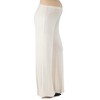 Maternity Comfortable Solid Color Palazzo Pants - 24seven Comfort Apparel™ - 2 of 4