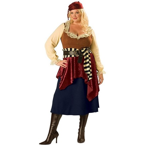 Plus size shop ladies pirate costume