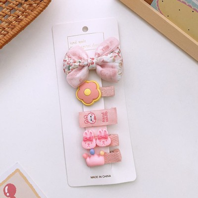 MyKids-USA Versatile Hair Accessory For Babies: Beautiful Colorful Small Butterfly Bow Hair Clip Sets