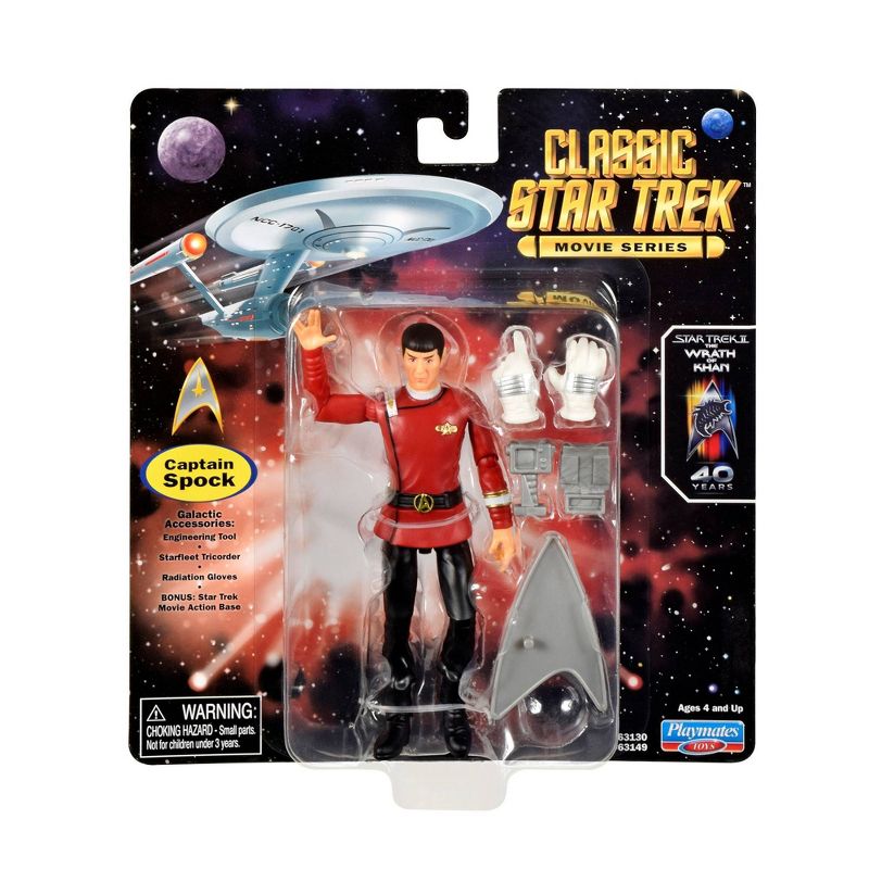 Star Trek Wrath of Khan Captain Spock Action Figures, 5 of 8