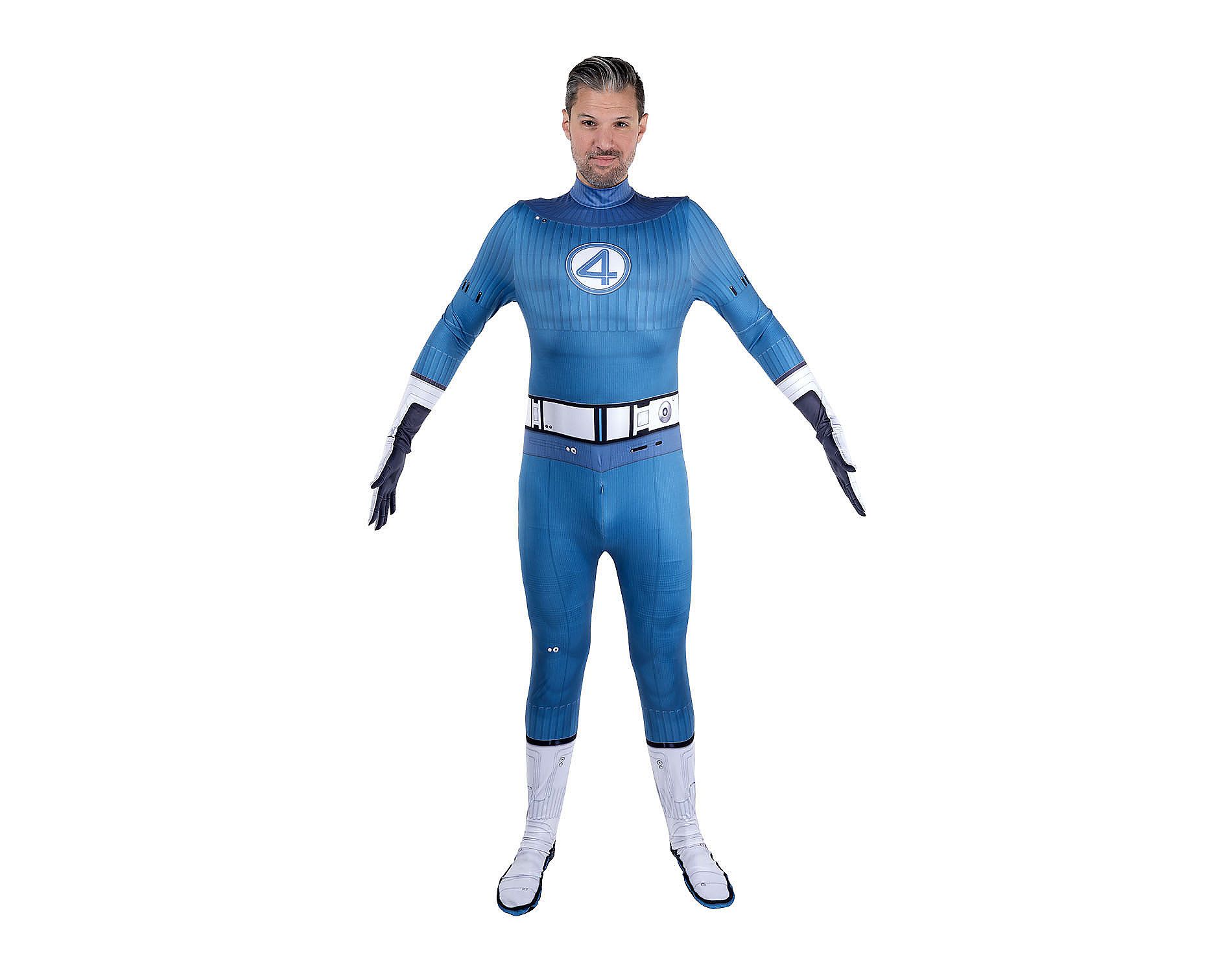 Fantastic Four Men's Full Body Halloween Costume Jumpsuit