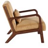 NicBex Wooden Lounge Chair Accent Chair with Waist Cushion, Comfy Chair for Living Room, Bedroom, Office - 3 of 4