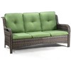 UPTIOT 73'' Wicker Outdoor Patio Sofa - 2 of 4