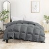 Puredown All Season White Down Comforter with Baffled Box Construction - 2 of 4