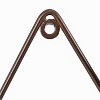 Kate and Laurel Tulla Diamond Metal Hanging Planter, 3 Piece, Bronze - 4 of 4