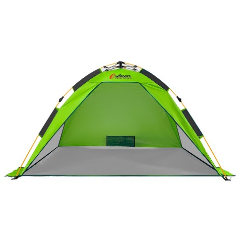 Outdoors Professional Beach Cool Pop up Sun Shelter Green