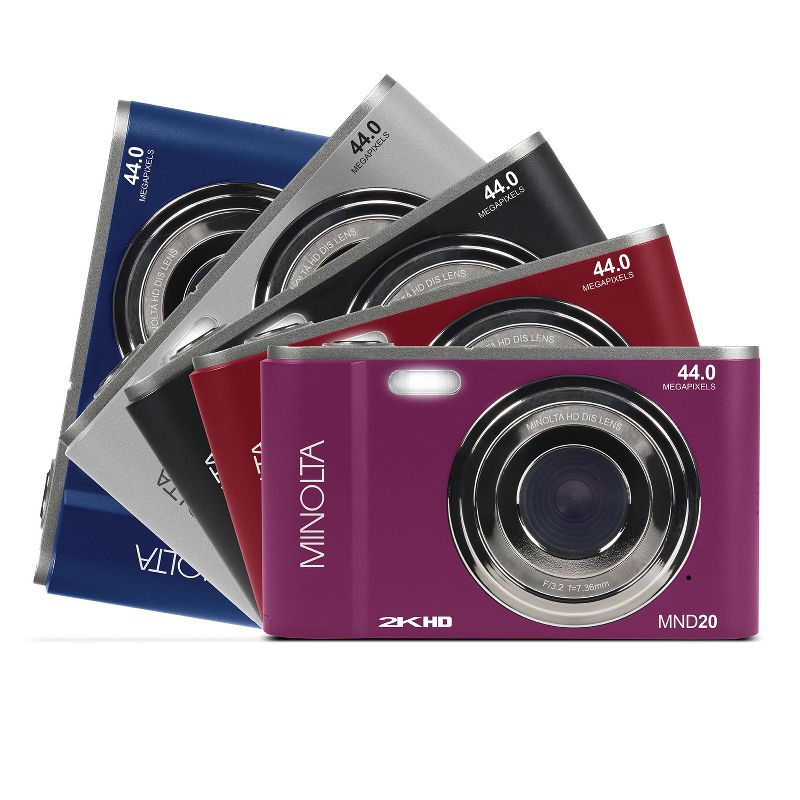 Minolta® MND20 16x Digital Zoom 44 MP/2.7K Quad HD Digital Camera, 2 of 7