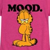 Girls' - Garfield - Mood Fitted Short Sleeve Graphic T-Shirt - image 2 of 4