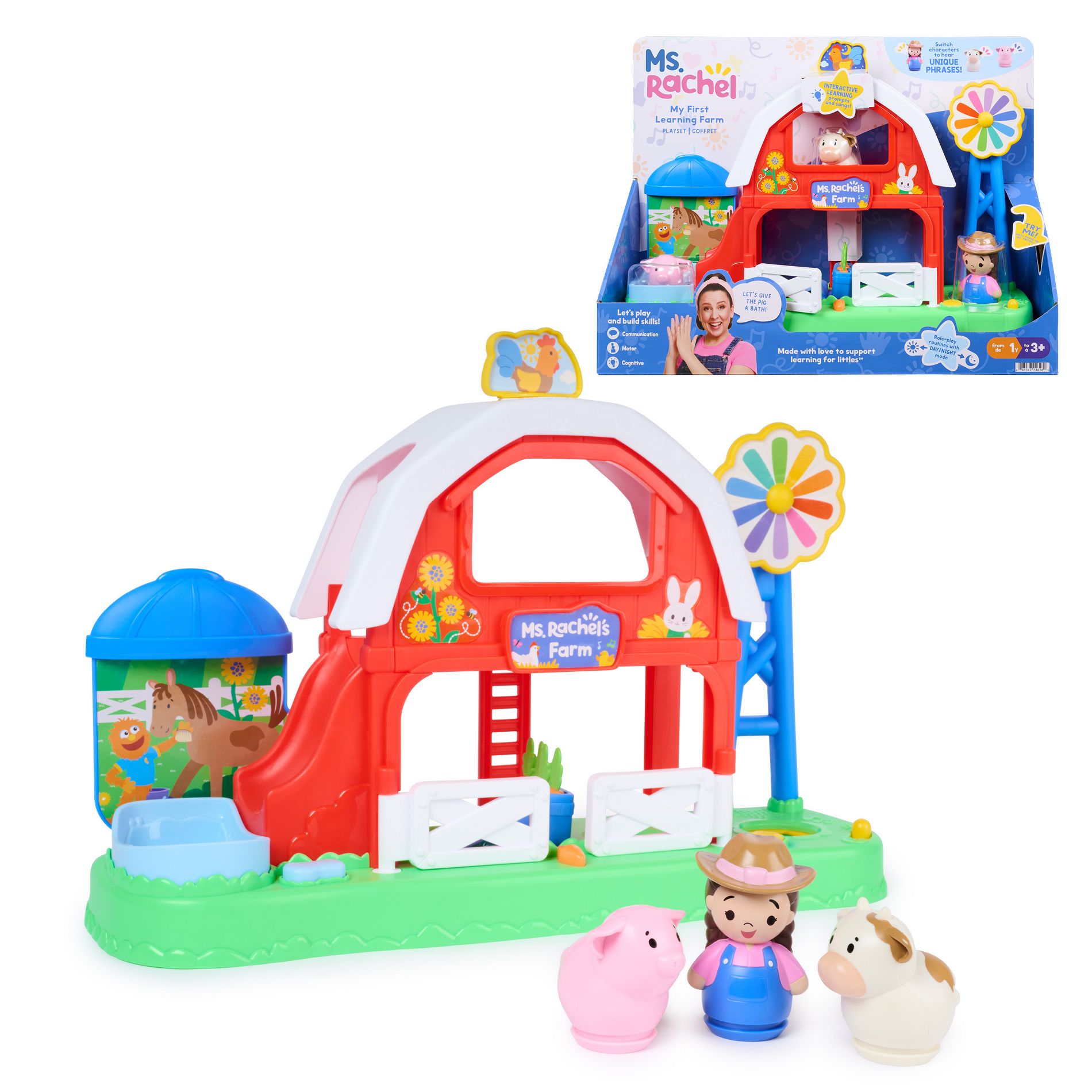 Ms. Rachel My First Learning Farm Playset