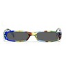 Calabria R576S Womens Colorful Striped Reading Polarized Sunglasses Incredibly Lightweight and Comfortable Soft Slip In Case Included (Purple +1.50) - 2 of 4