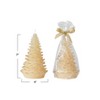 Round Holiday Tree Shaped Candle with Gold Tips - 2 of 2