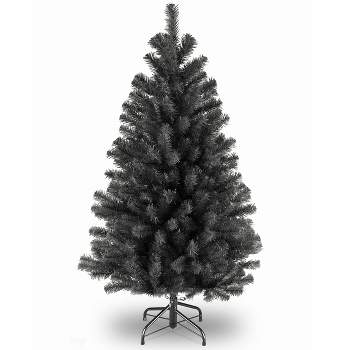 4.5' Unlit Black North Valley Spruce Artificial Christmas Tree - National Tree Company