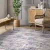 Sorbus Rug with Rubber Backing, Non-Slip, Vintage Look - for Living Room, Kitchen, Bedroom, Dining Room - 2 of 4