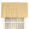 RLF Home Gigi Tailored Window Treatment Premium Quality Valance Saffron 3" Rod Pocket 50" x 14" Yellow - 2 of 3