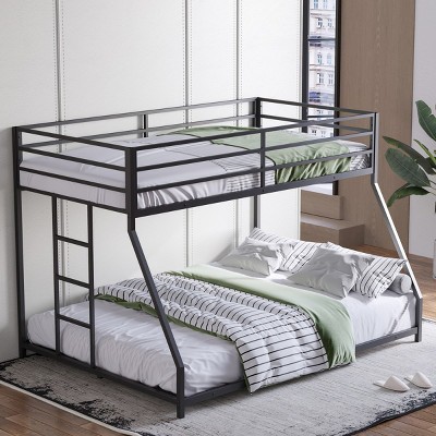 Metal Bunk Bed for Teens and Adults,Noise Reduced