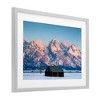 Stupell Industries Cabin In The Glowing Tetons Framed Print Under Glass Art - 2 of 4