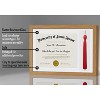 Americanflat 11x16 Oak Graduation Frame | 2 Opening Mat Displays 8.5"x11" Diploma or Certificate and Tassle. Tempered 2X Sawtooth Hangers. - 4 of 4