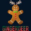 Men's Design By Humans Gingerbread Reindeer Matching Family Group Christmas Pajama By Forever9 Tank Top - 2 of 3