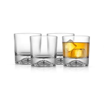 Joyjolt Lacey Whiskey Double Wall Glasses - Set Of 2 Insulated Whiskey Glass  - 10-ounces. : Target