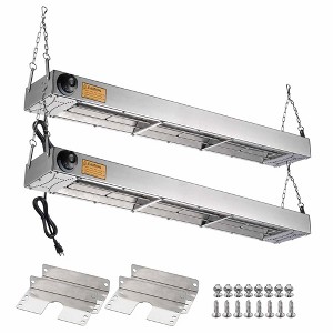 WeChef Electric Strip Heater 2 Pack Portable 36" 1000W Commercial Food Warmer Heating Lamp for Fry Chicken - 1 of 4