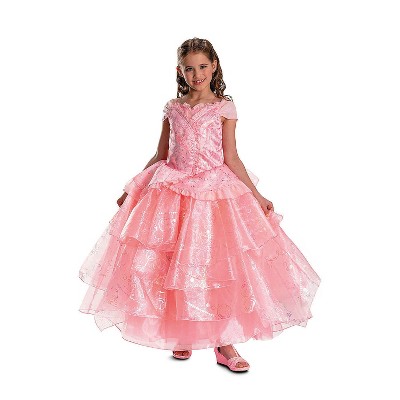 Wicked™ Girls' Glinda Pink Dress Halloween Prestige Costume Dress - Pink - 7-8