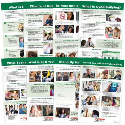 Sportime Stop Bullying! Bulletin Board Charts, set of 8, Grades 5 through 12