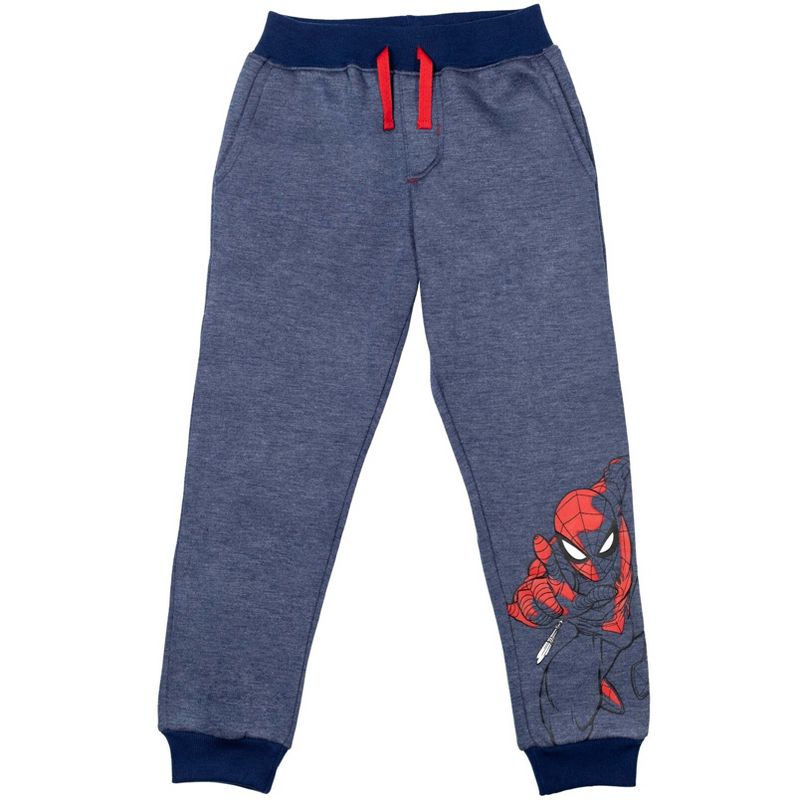 Marvel Avengers Spider-Man Fleece 2 Pack Pants Toddler to Big Kid, 2 of 8
