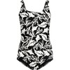 Lands' End Women's Tugless Low Leg One Piece Swimsuit - 3 of 4