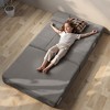 ARTPLAN Fold Sofa Bed-Sleeper Single with Pillow,Futon Sleeper Chair Guest Bed with Washable Linen Cover, Foldable Mattress for Living Room, Apartment - 2 of 4
