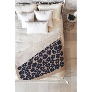 Miho mini floral garden Fleece Blanket - Deny Designs - 1 of 2