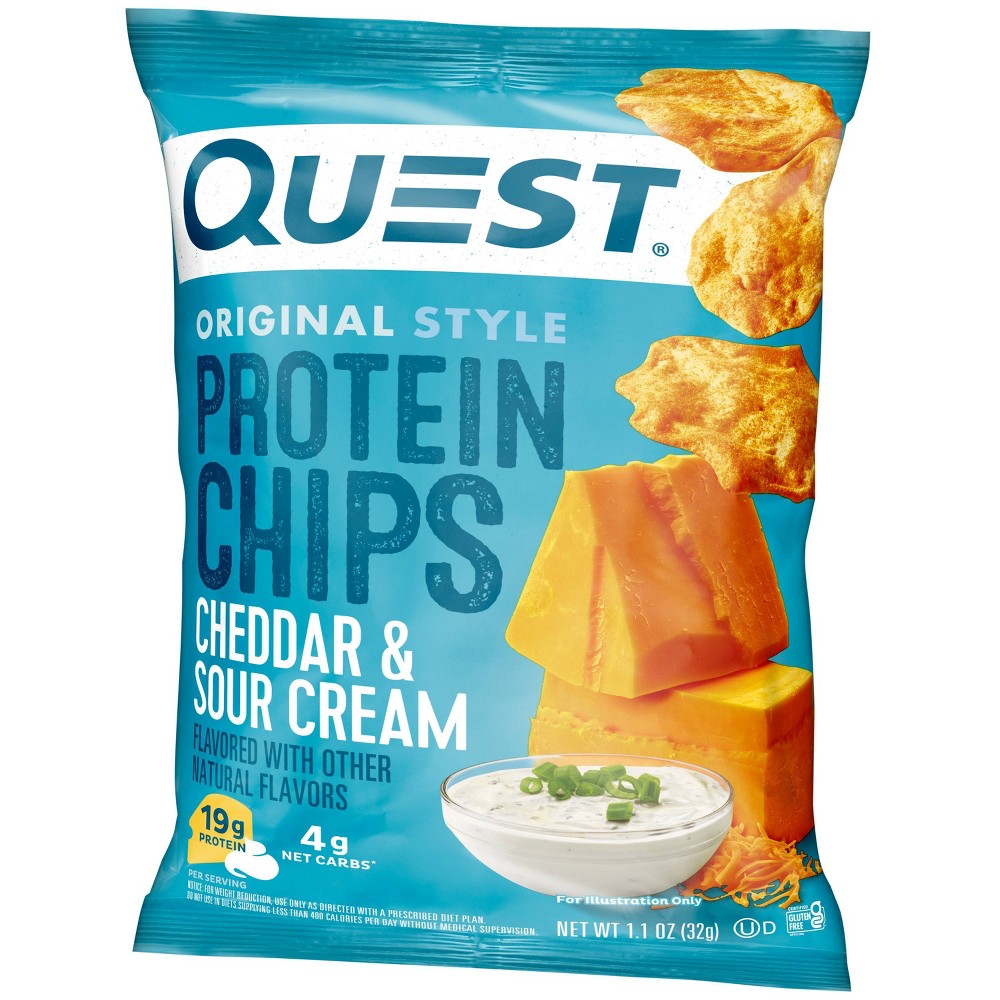 UPC 888849000296 product image for Quest Nutrition Protein Chips - Cheddar & Sour Cream - 1.1oz | upcitemdb.com