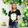 St.Patricks Day T-Shirt, Women Shamrock T-Shirt, Irish Shirt Funny St.Patricks Day Shirt with Shamrock Glasses for Women - 3 of 4