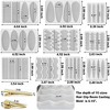 JDICTION Deep Hair Clip Silicone Molds with Accessories, Thick Hairpin Molds for Epoxy Resin Casting, UV Resin Jewelry Making Kit - 2 of 4