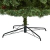Nearly Natural 9-ft White Mountain Pine Artificial Christmas Tree with 650 Clear LED Lights and Pine Cones - 4 of 4