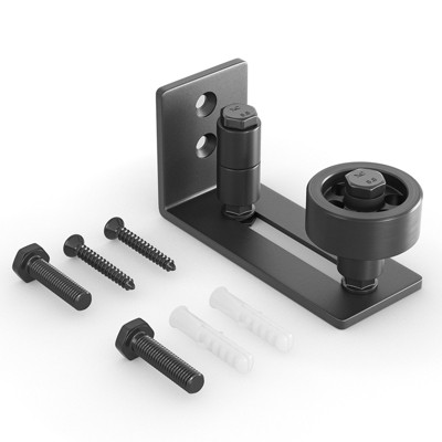 SMARTSTANDARD Adjustable Interior Wall Mount Sliding Barn Door Bottom Floor Guide, 8 Setup Options Available