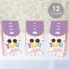 Big Dot of Happiness Two Cool - Girl - Pastel 2nd Birthday Party Gift Favor Bags - Party Goodie Boxes - Set of 12 - 2 of 4