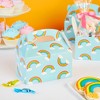 Blue Panda 24 Pack Rainbow Gable Boxes for Gifts, Candy, Kids Birthday Themed Party Favors, 6.2x3.6x3.4 in - 2 of 4