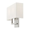 Livex Lighting Pierson 2 - Light Wall Light in  Brushed Nickel - 4 of 4