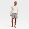 Men's Textured Knit Lounge Pajama Shorts - Goodfellow & Co™ - 3 of 3