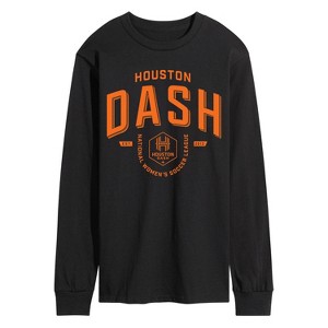 - National Women's Soccer League - Houston Dash Industrial Long Sleeve Graphic T-Shirt - 1 of 1