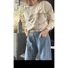 Women's The Bow Sweatshirt - EN CREME - 4 of 4