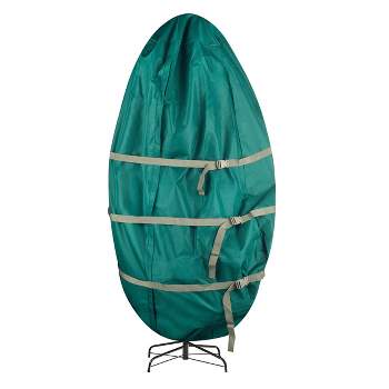 Hastings Home Upright Christmas Tree Storage Bag with Straps and Cord