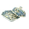 Blue Rose Polish Pottery 67 Vena Butter Dish - 2 of 2