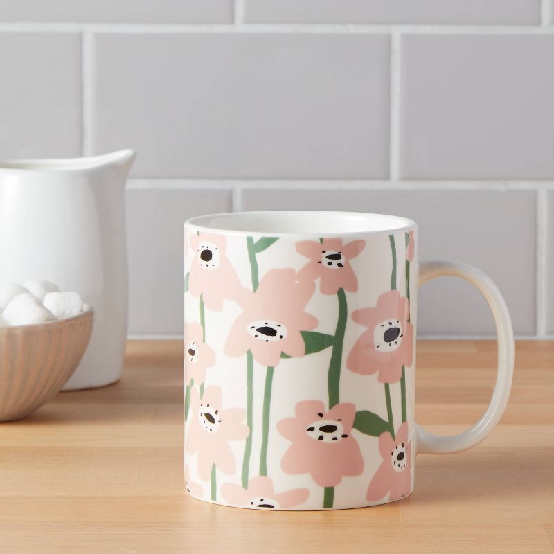 15oz Stoneware Floral Print Mug - Room Essentials&#8482;, 3 of 11